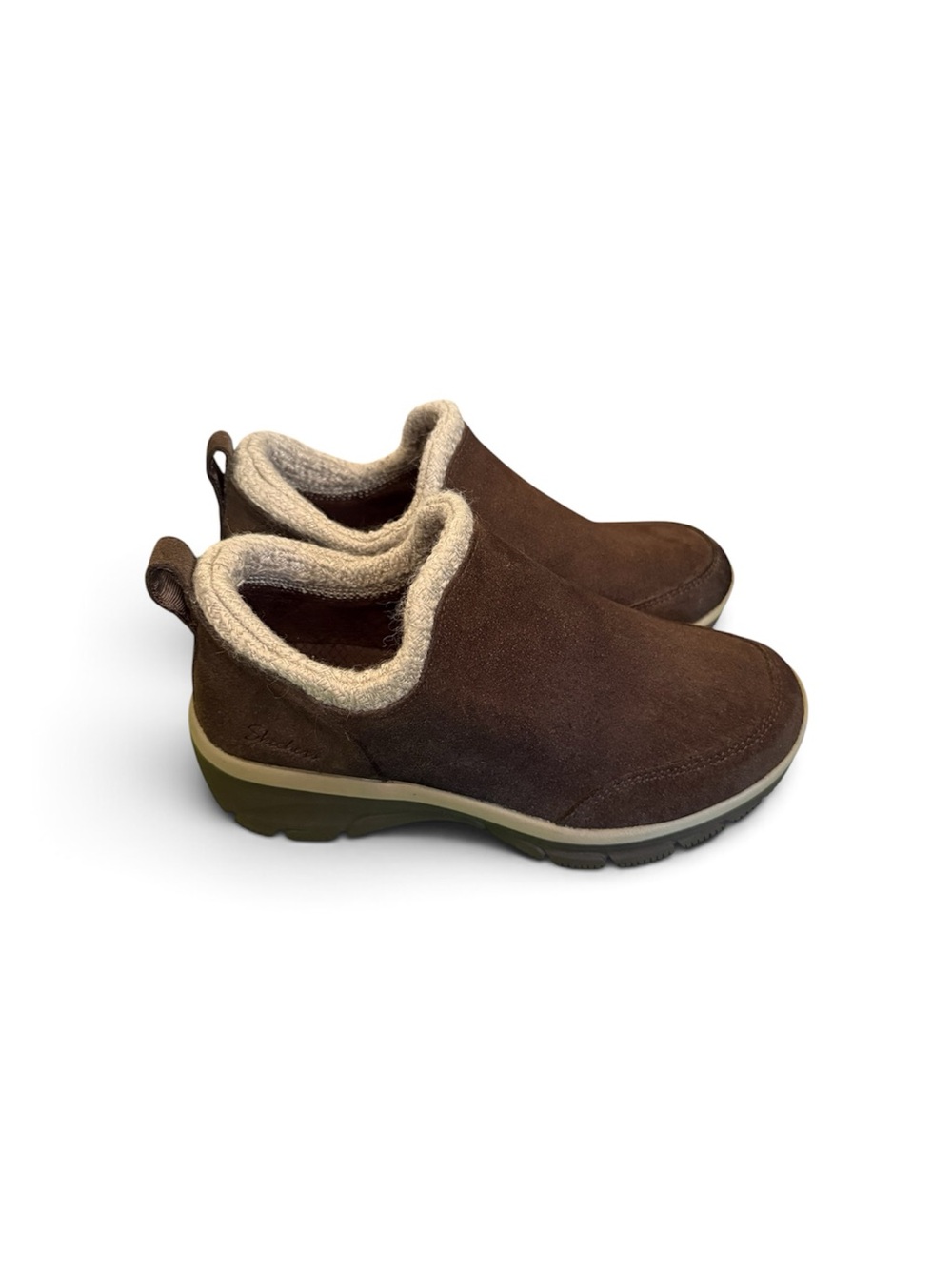 Skechers women’s Brown Suede Slip-On Casual boots